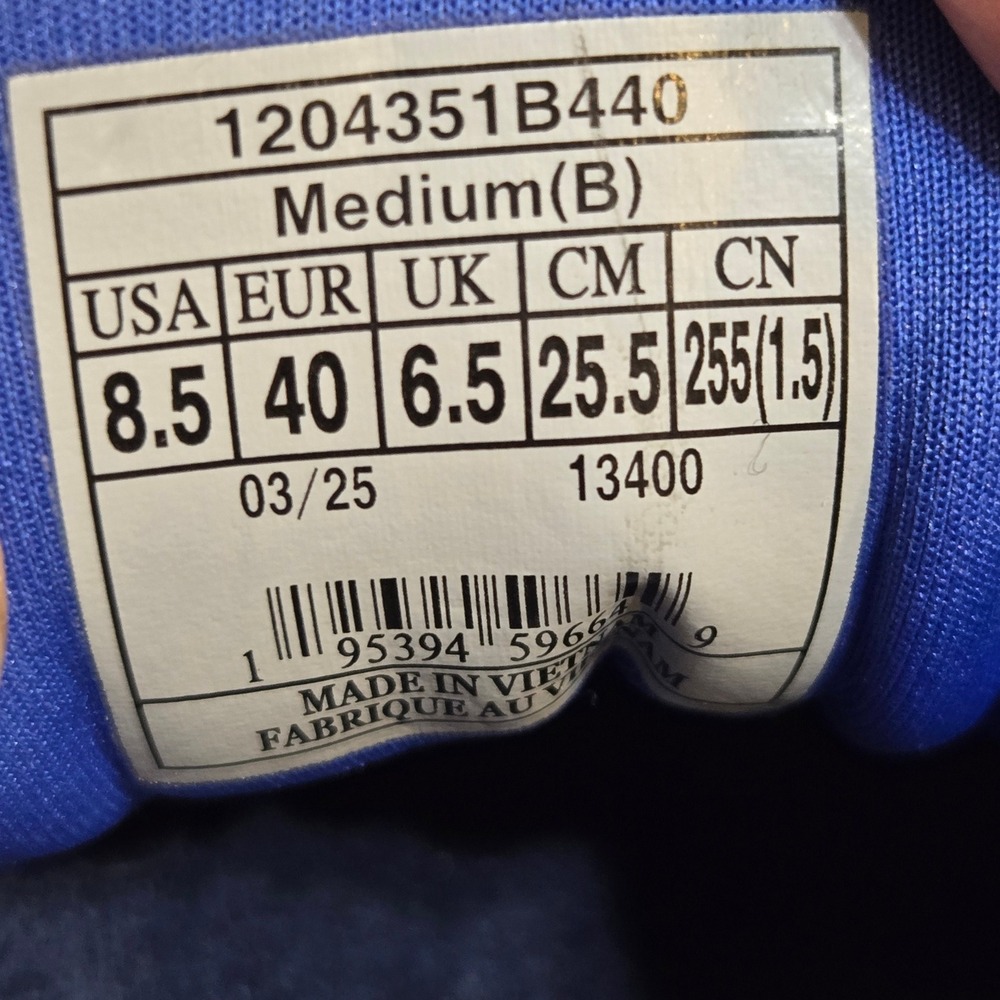 Brooks Glycerin GTS 22 Running Shoes Womens 8.5B Blue Lime Sneakers 1204351B440 - Picture 12 of 12